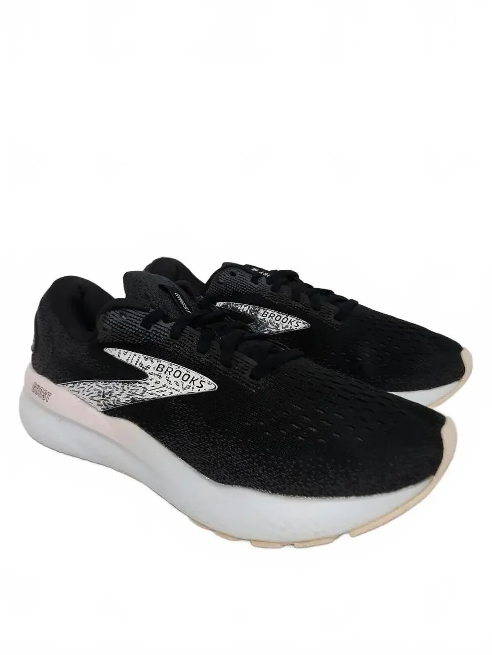 Brooks Men Ghost 16 1204071B077 Black 9.5 D Running Shoes